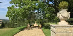 Path in front of the house leading to the North Garden