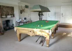 Snooker Room with 19th Century Snooker Table